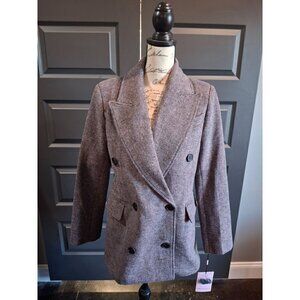 Avec Les Filles Lanvender Pink & Black Double Breasted Blazer/NWT, Sz. XS